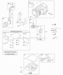 Camshaft Crankshaft Cylinder Engine Sump Gasket Set - Engine Piston Rings Connecting Rod Diagram and Parts List for 280H06-0118-E1  Briggs and Stratton Engine